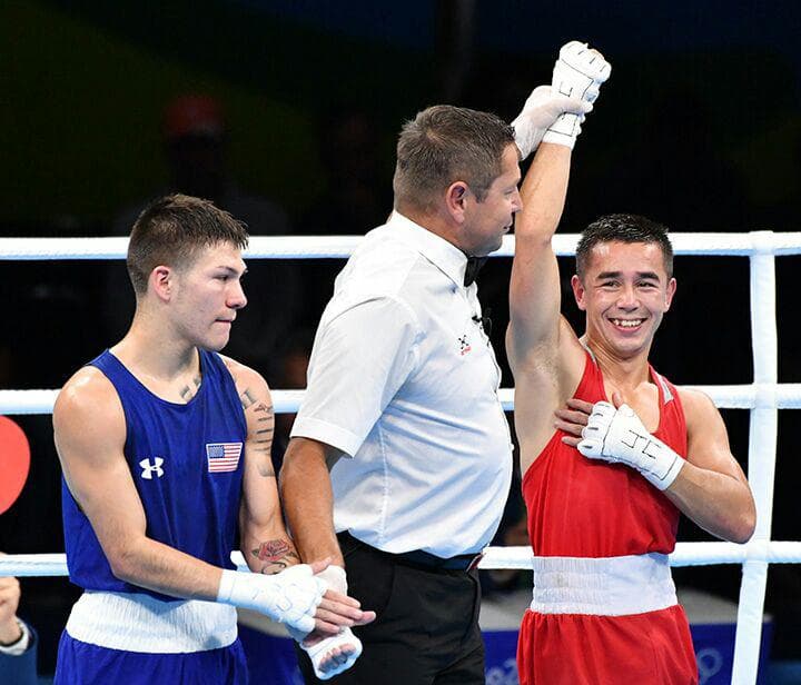 Rio-2016, boks. Hasanboy Do‘stmatov amerikalik raqibini yengib, finalga chiqdi