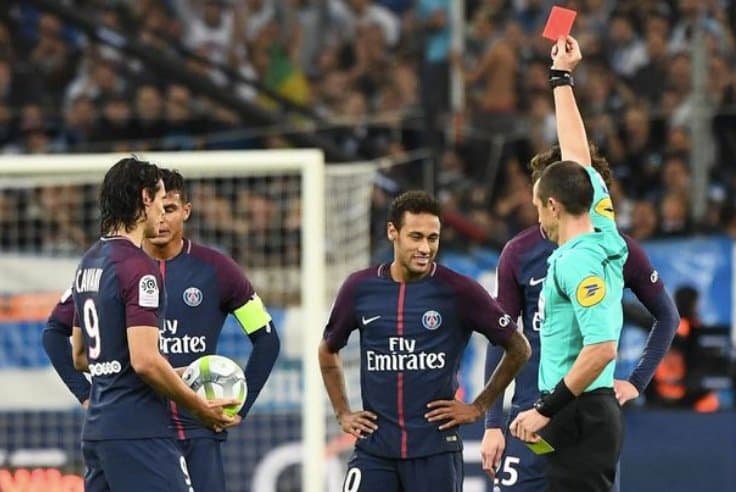 Kavani «PSJ»ni mag‘lubiyatdan qutqardi, Neymar esa maydondan chetlatildi