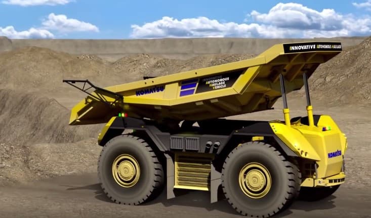 Komatsu kompaniyasi haydovchisiz samosvalini namoyish etdi
