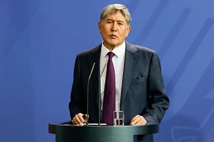 Qirg‘iziston prezidenti sog‘ligidagi muammo tufayli ta'tilga chiqdi