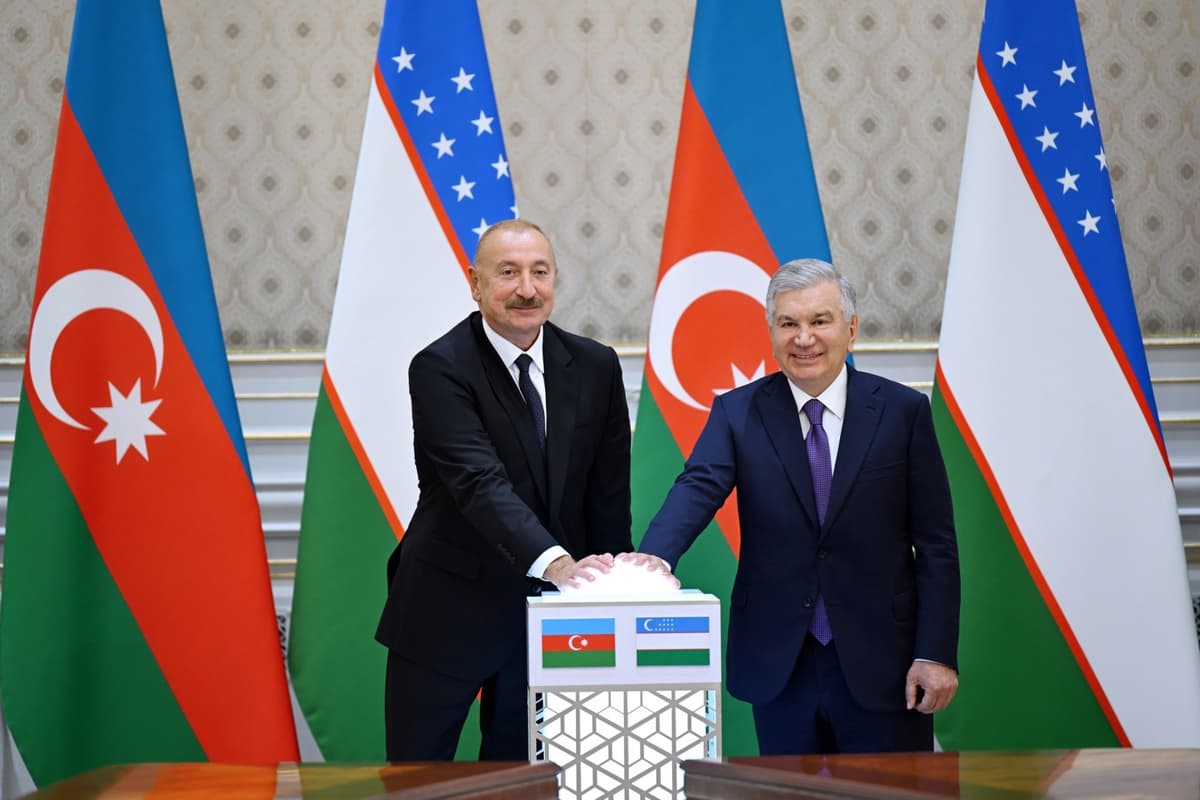 Shavkat Mirziyoyev and Ilham Aliyev launch new joint projects in key economic sectors