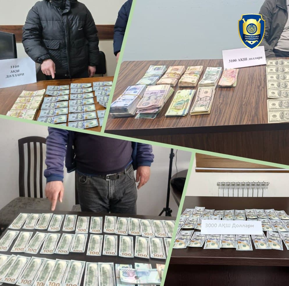 Олти ҳудудда валюта айирбошлаш билан шуғулланиб келганлар ушланди
