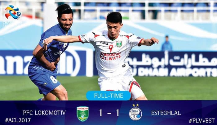 «Lokomotiv» «Istiqlol» bilan o‘yinda g‘alabani qo‘ldan chiqardi (Video)
