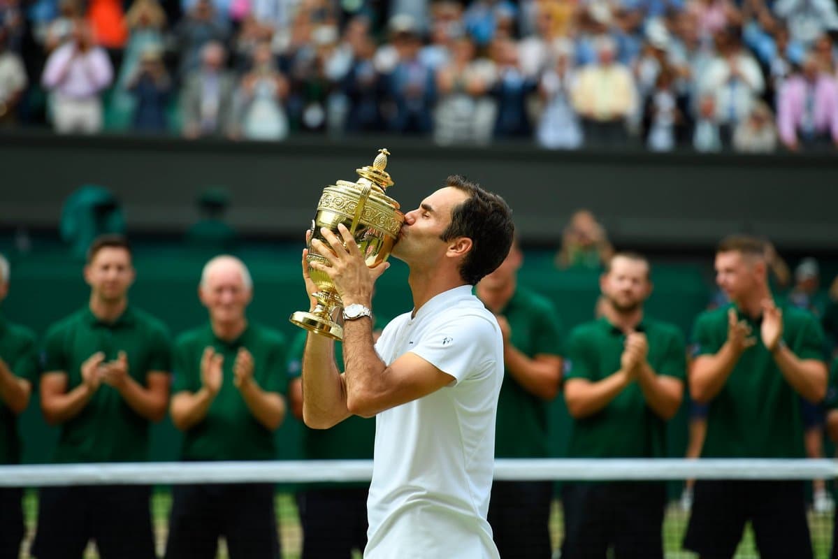 Federer «Uimbldon»da g‘olib chiqib, rekord o‘rnatdi