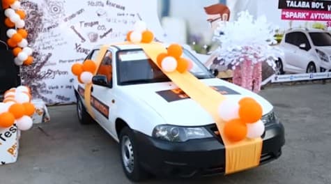 Talaba bo‘lgan abituriyentlar Nexia avtomashinalarini qo‘lga kiritishdi!