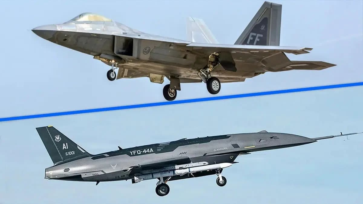 Бир учувчи — икки самолёт: F-22 ҳавода жанговар дронга буйруқ берди