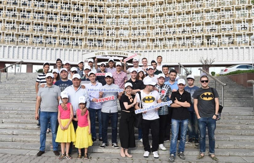 Murad Buildings Ўзбекистоннинг энг қувноқ ёшлари учун Тошкент бўйлаб саёҳат ташкил қилди