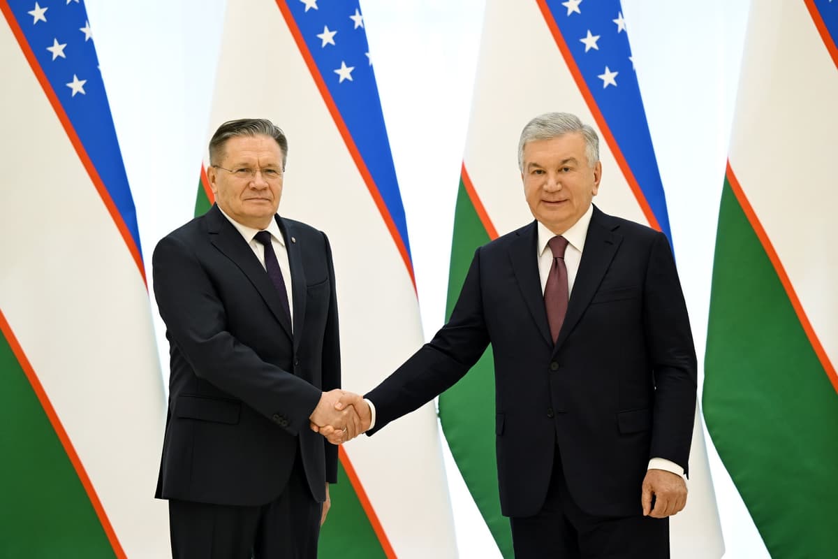 President Mirziyoyev reviews nuclear power plant project with Rosatom chief