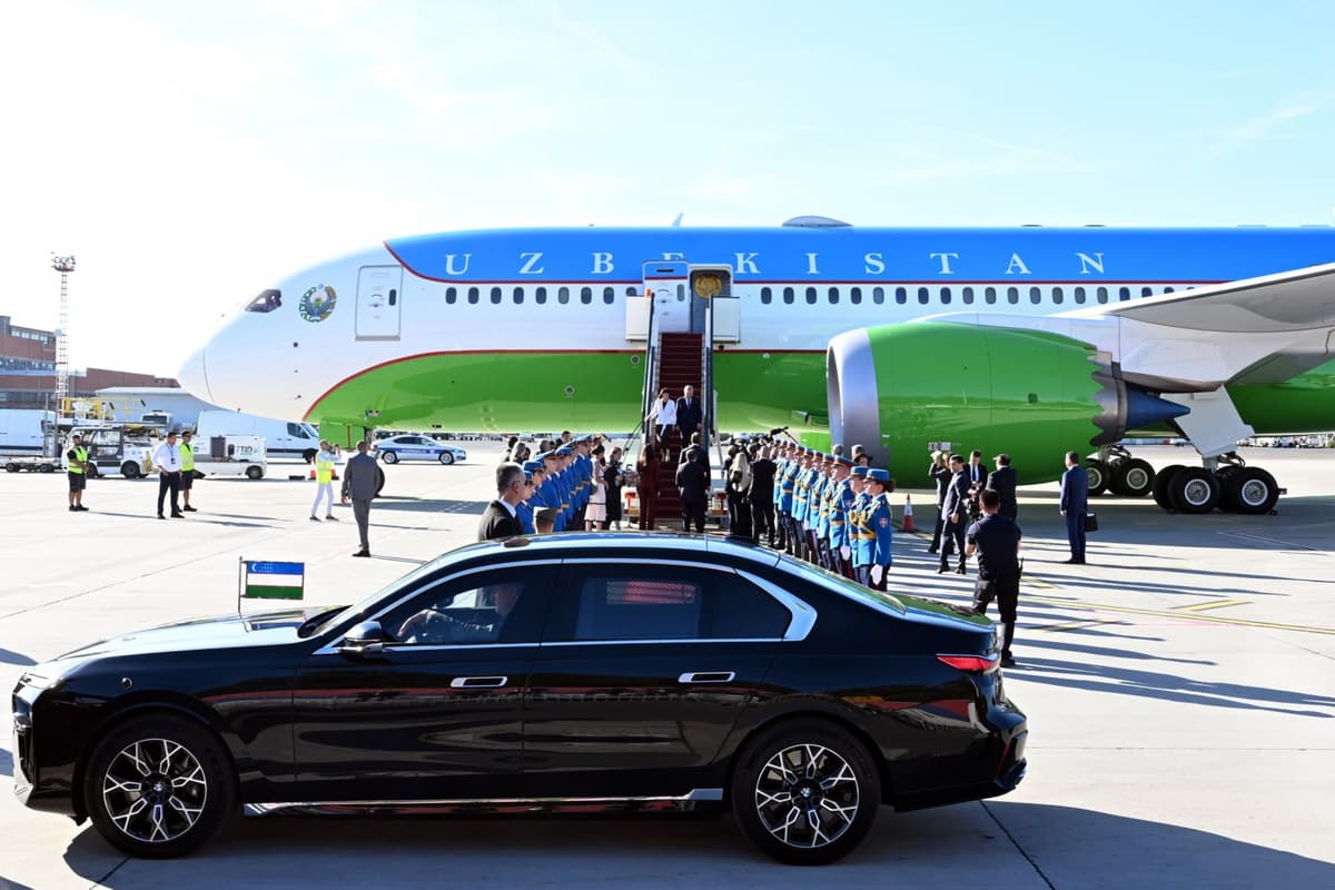 President of Uzbekistan arrives in Belgrade for official visit
