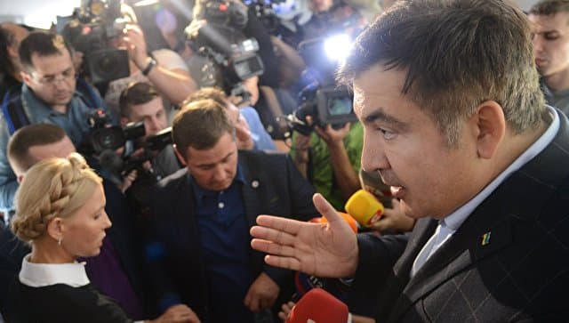 Saakashvili o‘z tarafdorlari bilan birga Ukraina chegarasini yorib o‘tdi