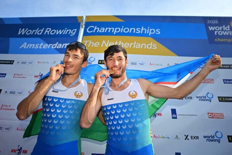 Oʻzbekistonlik sportchilar akademik eshkak eshishda ilk marta jahon chempioni boʻldi