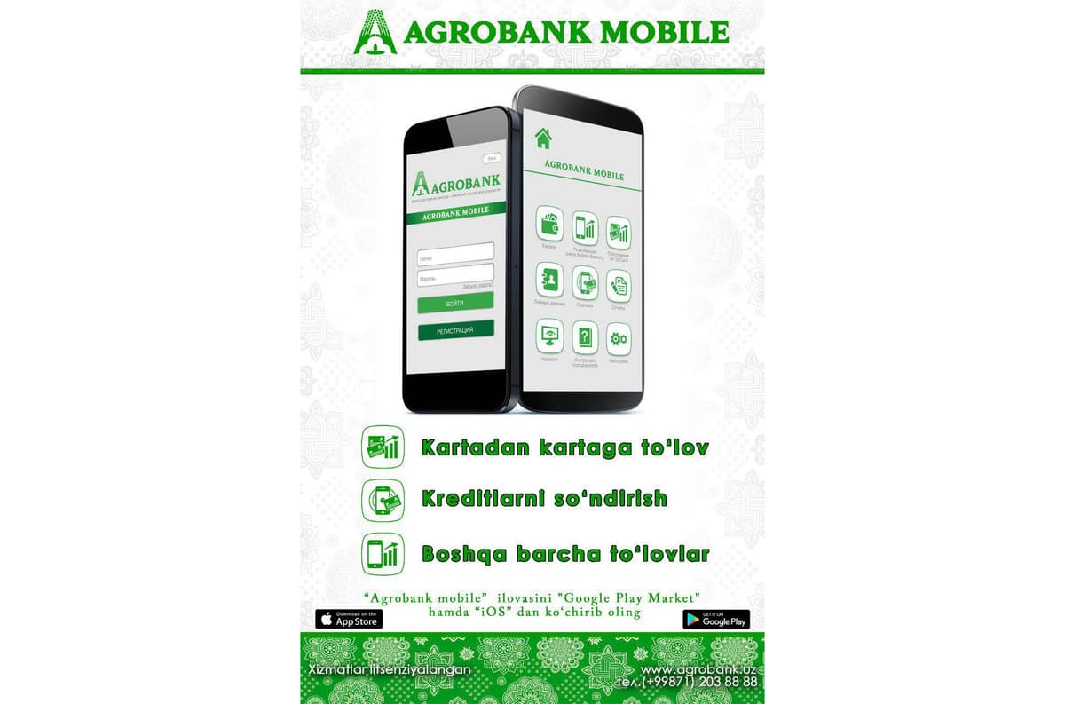 "Agrobankmobile" mobil ilovasiga yangi xizmat qo‘shildi