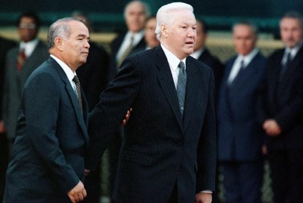 Ruslar Boris Yeltsinning Toshkentda Islom Karimov bilan uchrashuvini eslashdi