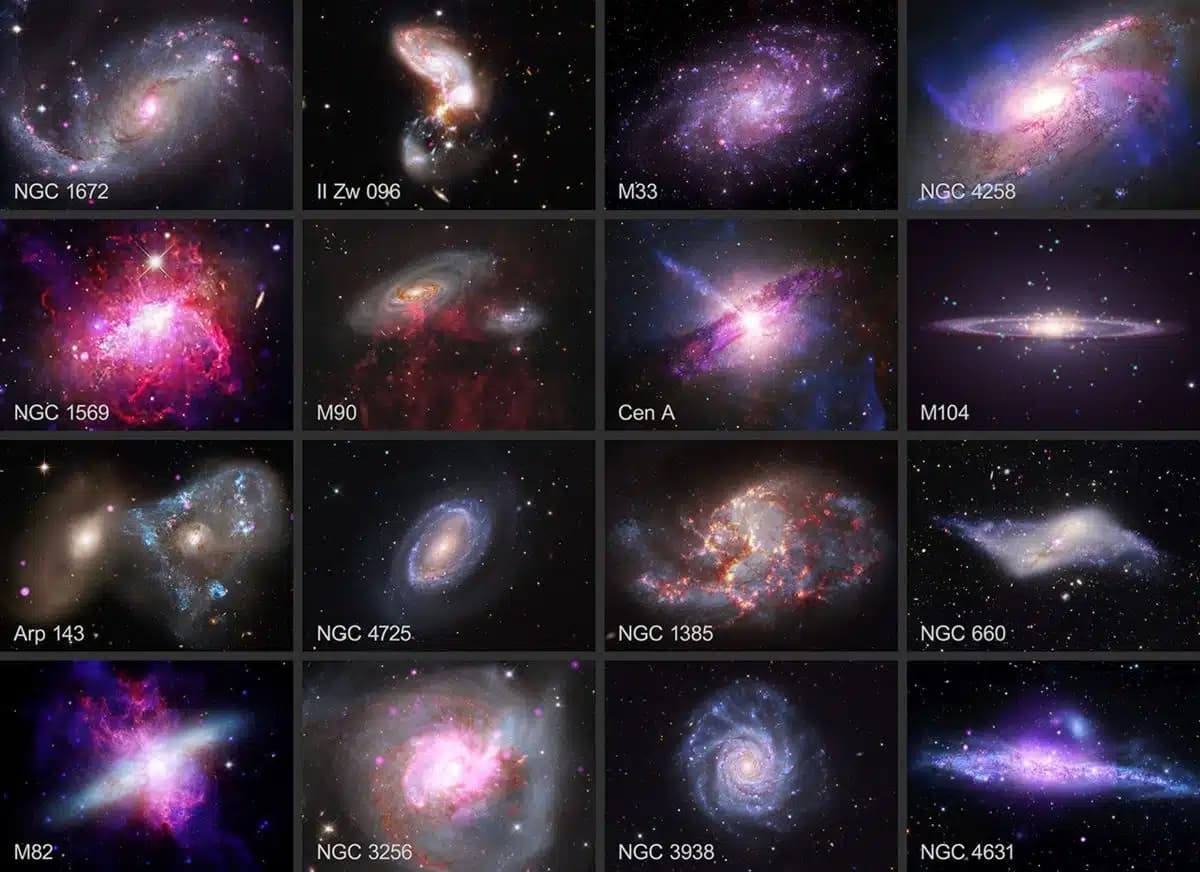 Koinotdagi «feyerverk» va «sombrero»: NASA galaktikalarning 16 ta tasvirini taqdim etdi