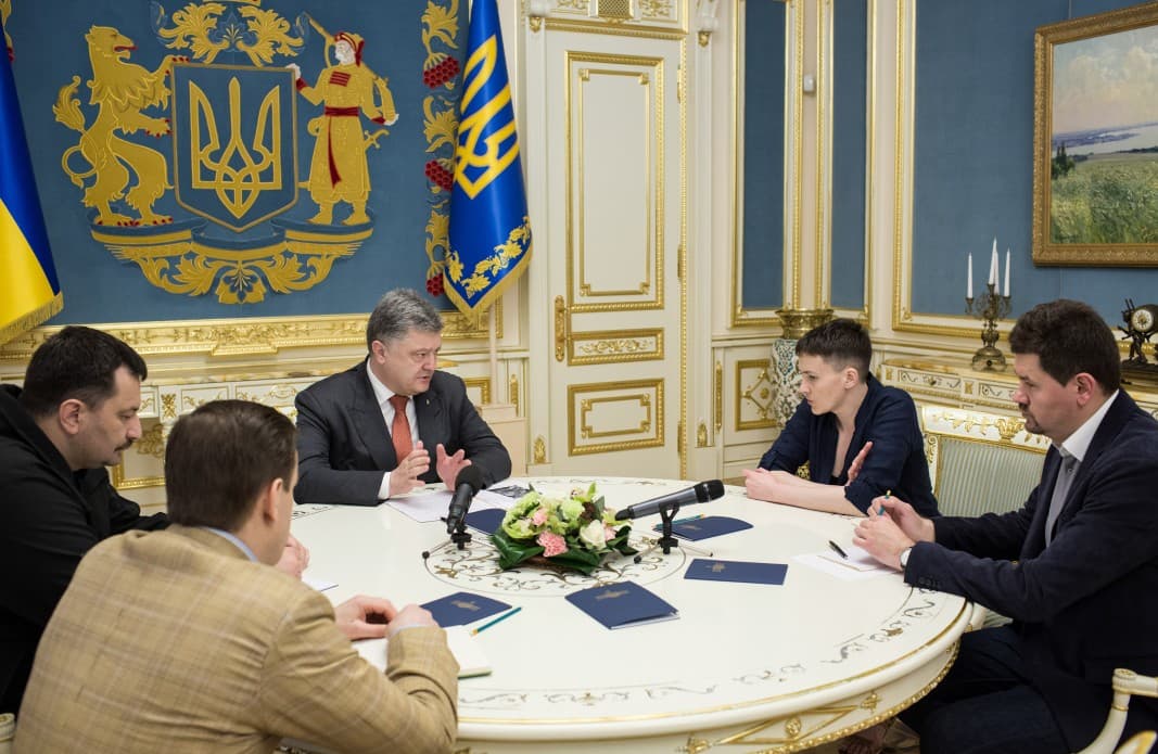 Poroshenko Savchenkoga Yevropa yetakchilari bilan uchrashuv o‘tkazishni taklif qildi