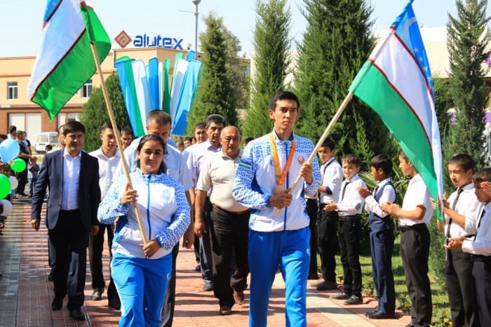 Farg‘onada paralimpiyachilarni kutib olish marosimi o‘tkazildi