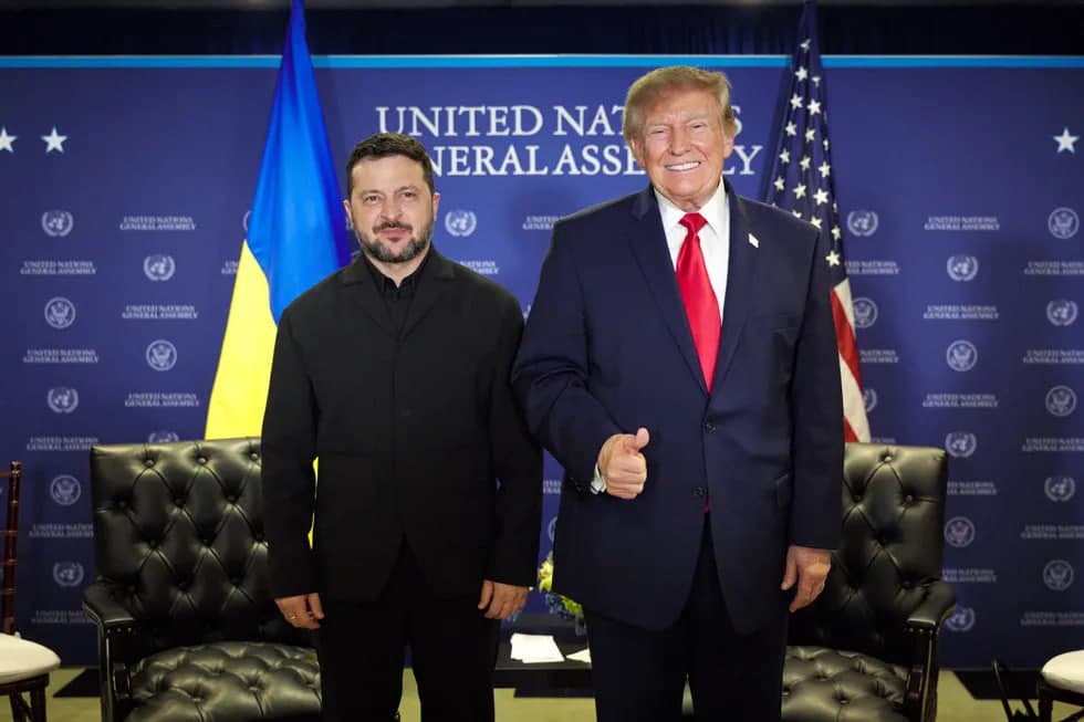 Трамп Зеленский билан учрашди
