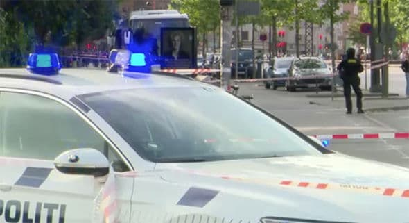 Daniya poytaxtida noma'lum erkak politsiyaga qurol bilan tahdid qildi