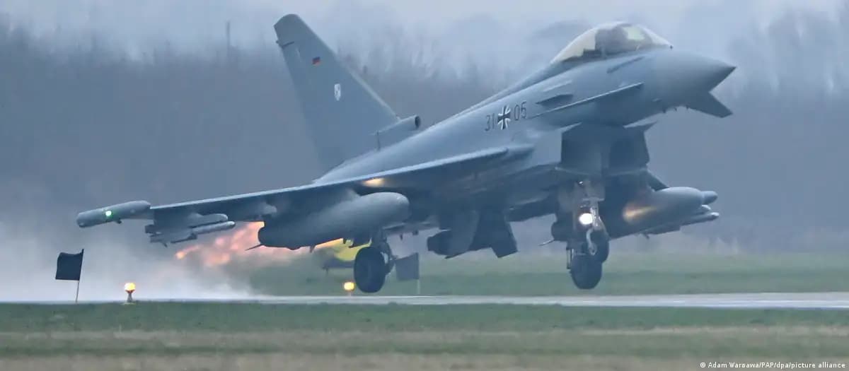 Bundesver Latviyaga toʻrtta Eurofighter qiruvchisini joylashtirdi