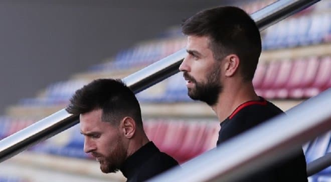 Messi va Pike o‘rtasida nizo kelib chiqdi