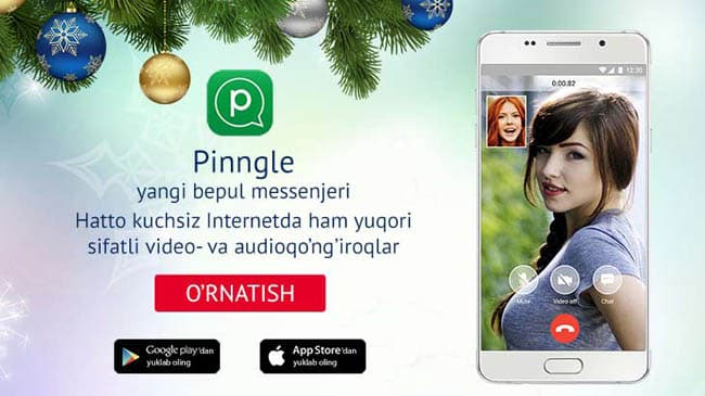 Yangi Pinngle messenjeri bilan smartfon yutib ol
