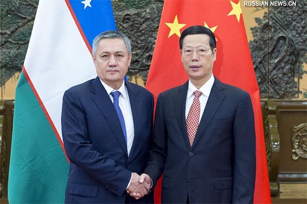 Rustam Azimov va Chjan Gaoli muzokaralar o‘tkazdi