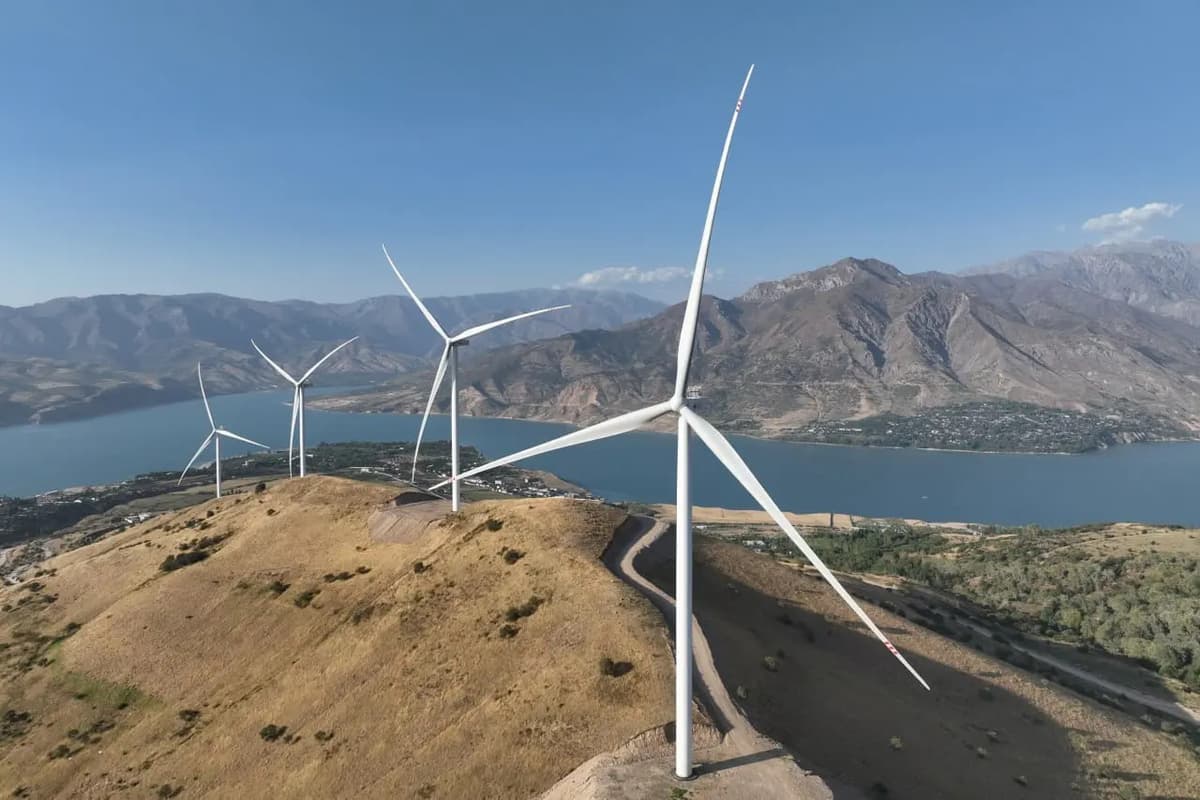 New 20 MW wind farm commissioned in Bostanlyk