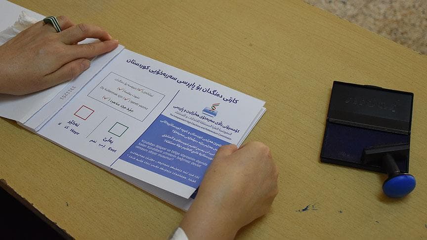 Iroq Kurdistonidagi referendum natijasi bekor qilindi