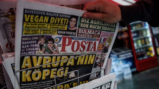 Niderlandiya o‘z fuqarolariga Turkiyaga bormaslikni tavsiya qildi
