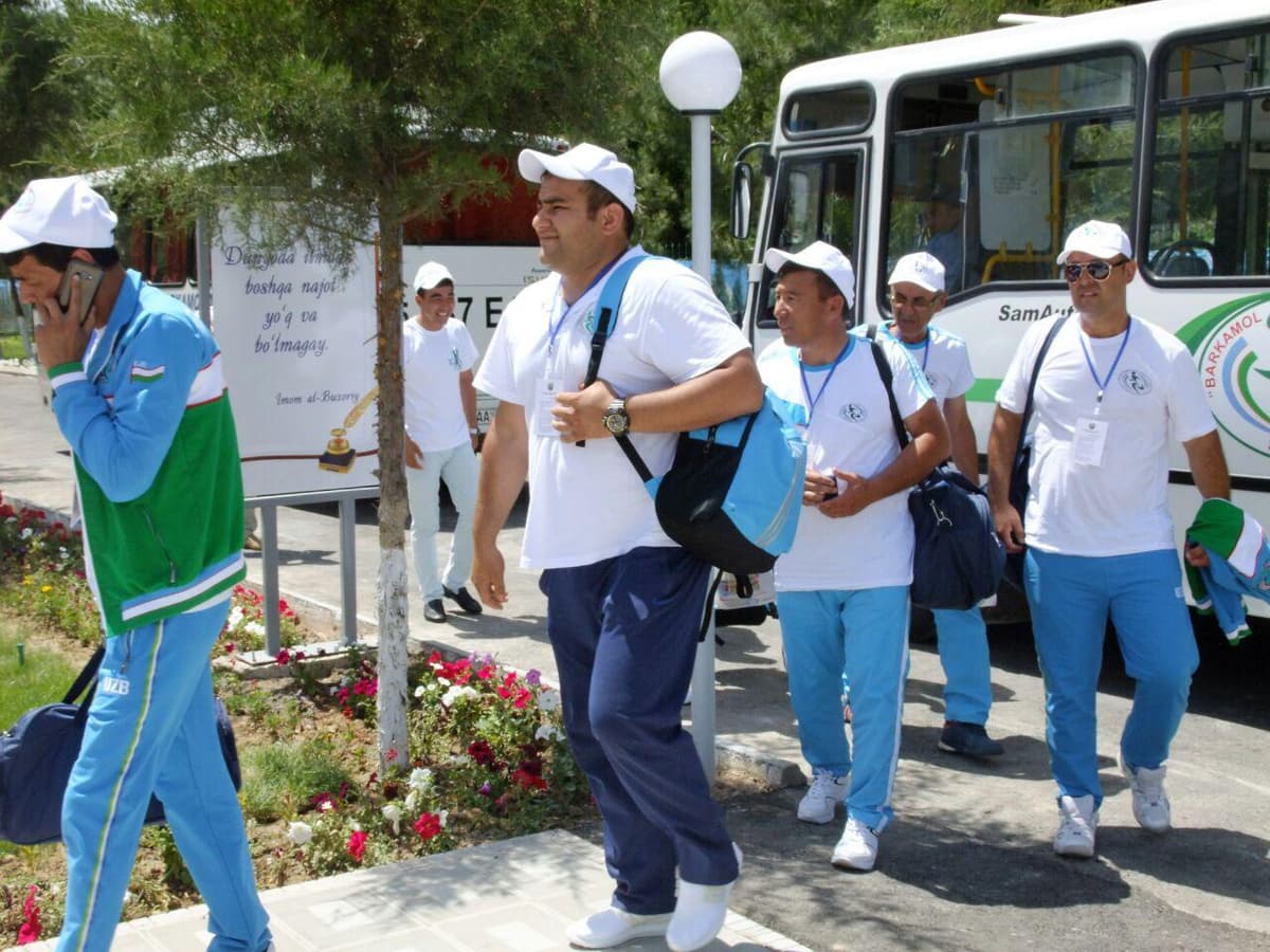 Ishtirokchilar «Barkamol avlod-2017» sport o‘yinlarida qatnashish uchun Jizzaxga yetib borishdi