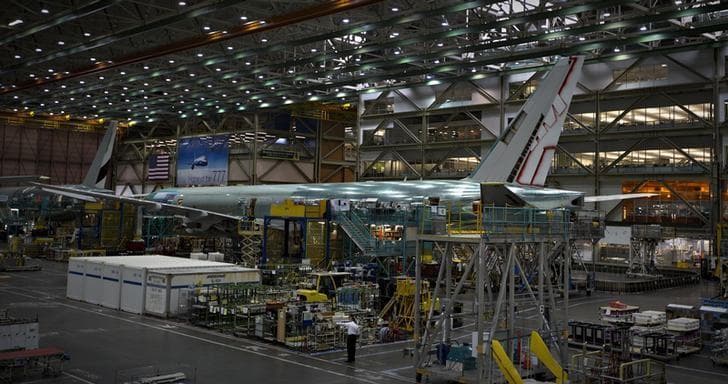 Boeing 777 laynerlari ishlab chiqarish qisqartiriladi