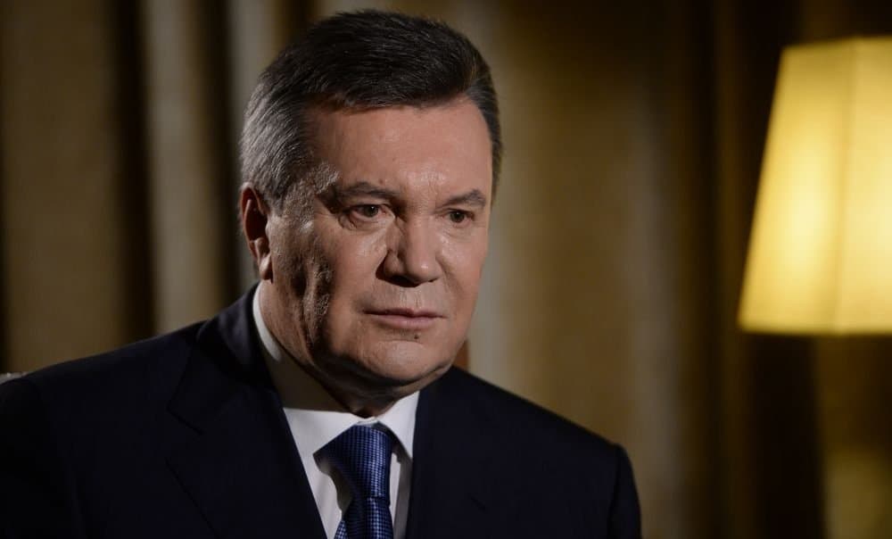 Янукович Украинада ҳокимиятнинг қўлга олиниши борасидаги фикрларини билдирди