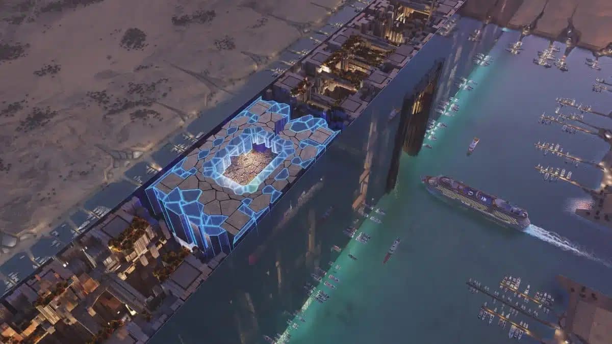 Yerdan 350 metr balandda futbol: Saudiyaning noodatiy stadion loyihasi kechiktirildi