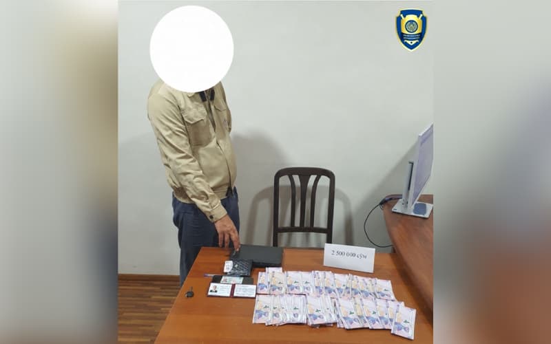 Далолатнома расмийлаштирмаслик эвазига пора олган электромонтёр ушланди