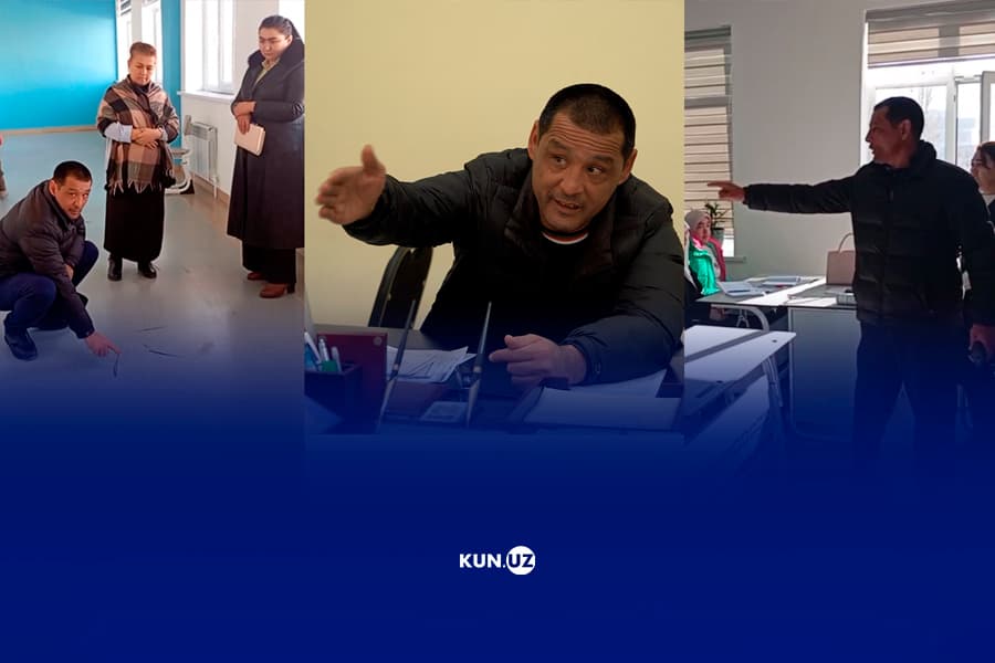 O‘quvchilarni tartibga chaqirgan “zo‘ravon rais” - Qoziroboddagi maktabda o‘zi nima bo‘ldi?