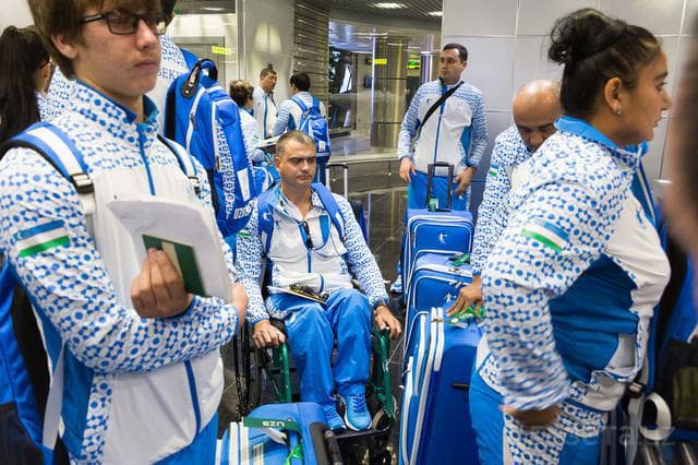 Fotogalereya: Paralimpiyachilarni Braziliyaga kuzatish marosimi o‘tkazildi