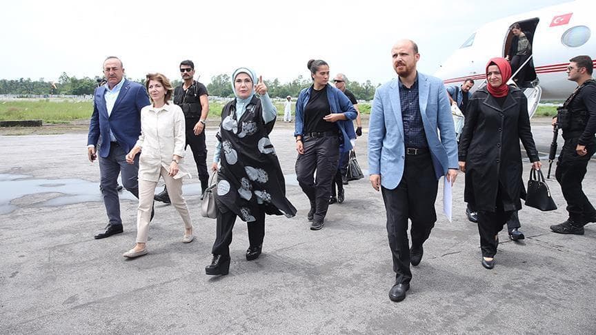Emine Erdo‘g‘an myanmalik qochqinlar holidan xabar oladi