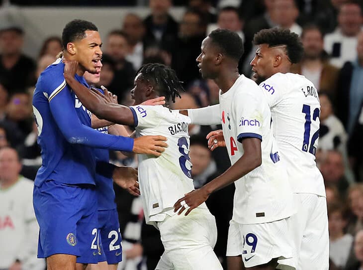 Londonda «qirpichoq». «Chelsi» «Tottenhem»ning superseriyasini to‘xtatdi