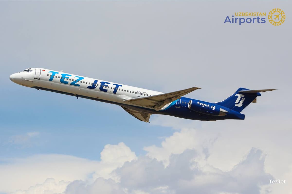 TezJet aviakompaniyasi Bishkekdan Toshkentga parvozlarni yo‘lga qo‘yadi