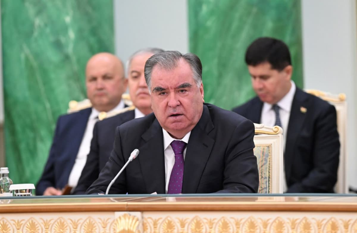 Tajikistan's President calls for stronger regional cooperation and security measures in Central Asia
