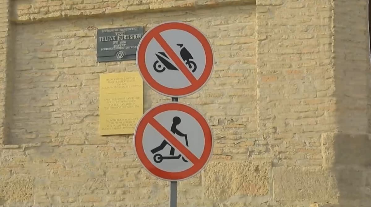 Buxoro shahrining tarixiy qismida mototsikl va skuter kabilarning harakati cheklandi