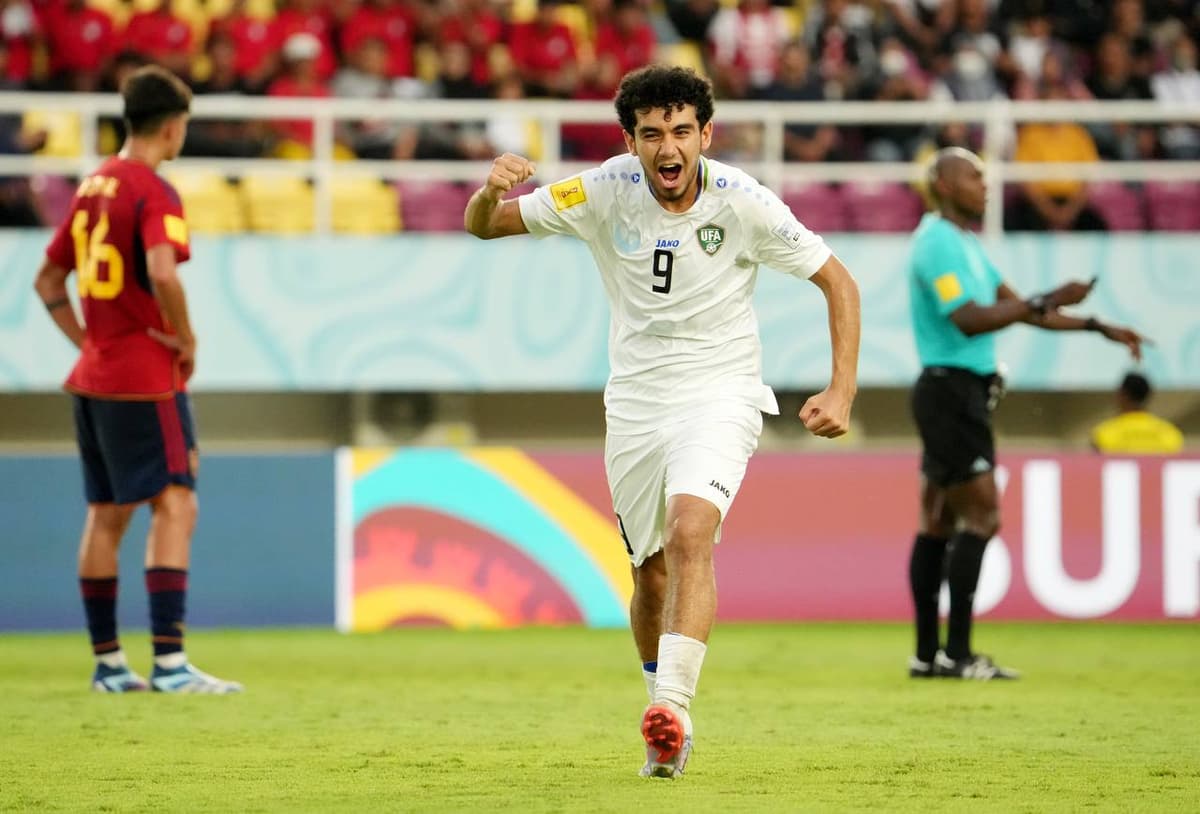 U-17 jahon chempionati. O‘zbekiston Ispaniya bilan o‘yinda kambek qilib, keyingi bosqichga chiqish masalasini deyarli hal qildi