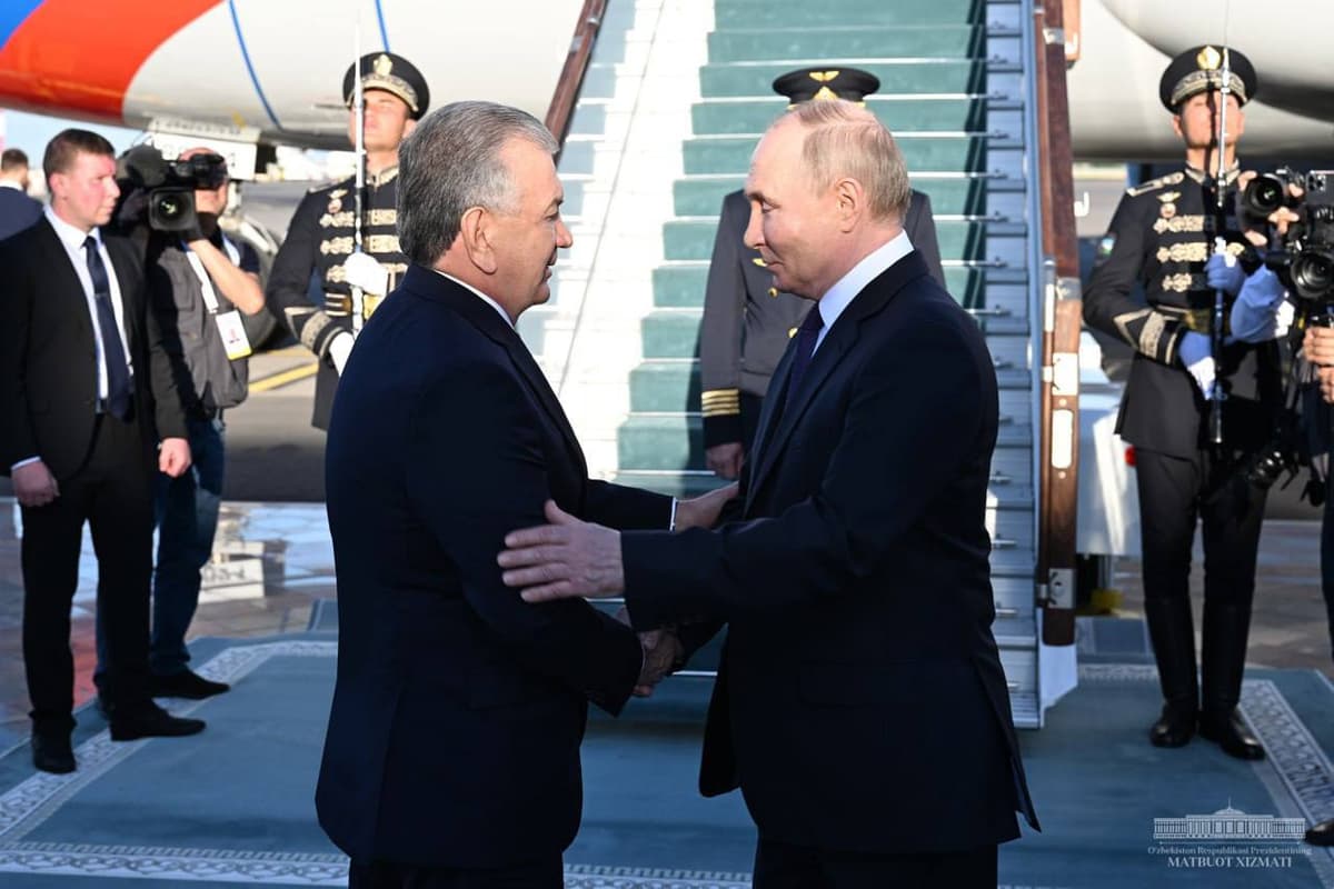 Vladimir Putin concludes his state visit to Uzbekistan