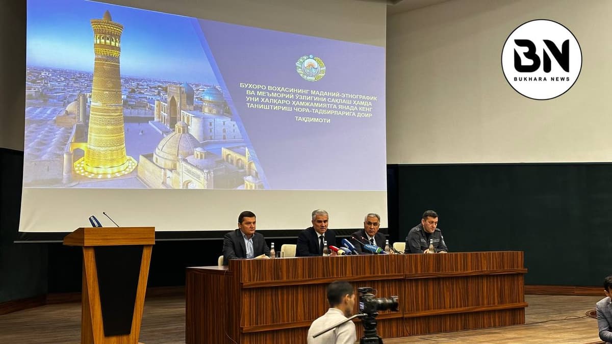 Boqiy Buxoro madaniy-etnografik parki loyihasi haqida ma’lumot berildi