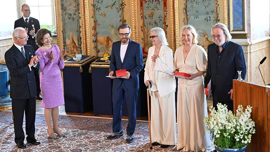 Участники знаменитой группы ABBA награждены рыцарским орденом Вазы