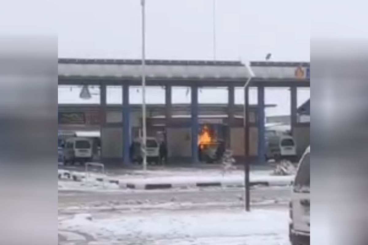 Toshkent viloyatidagi metan zapravkada «Jiguli»da yong‘in chiqdi