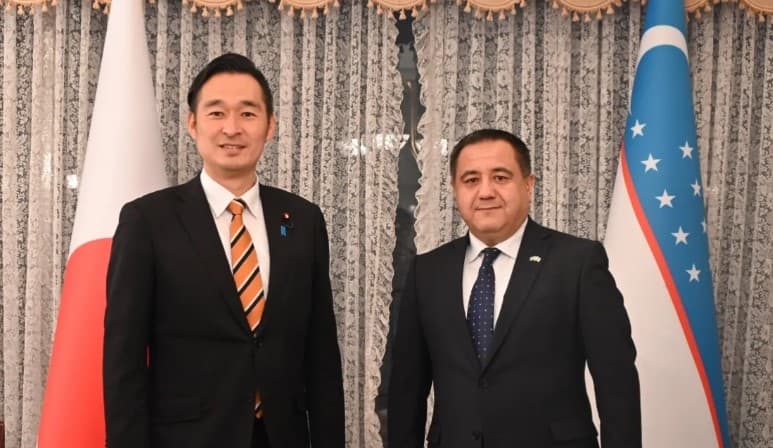 Uzbekistan delegation holds a meeting with Japan’s parliamentary deputy FM