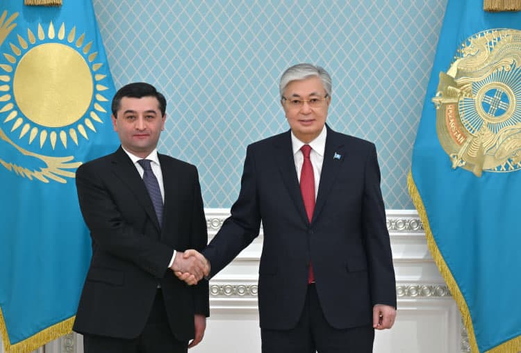 President of Kazakhstan Kassym-Jomart Tokayev hosts Foreign Minister of Uzbekistan Bakhtiyor Saidov