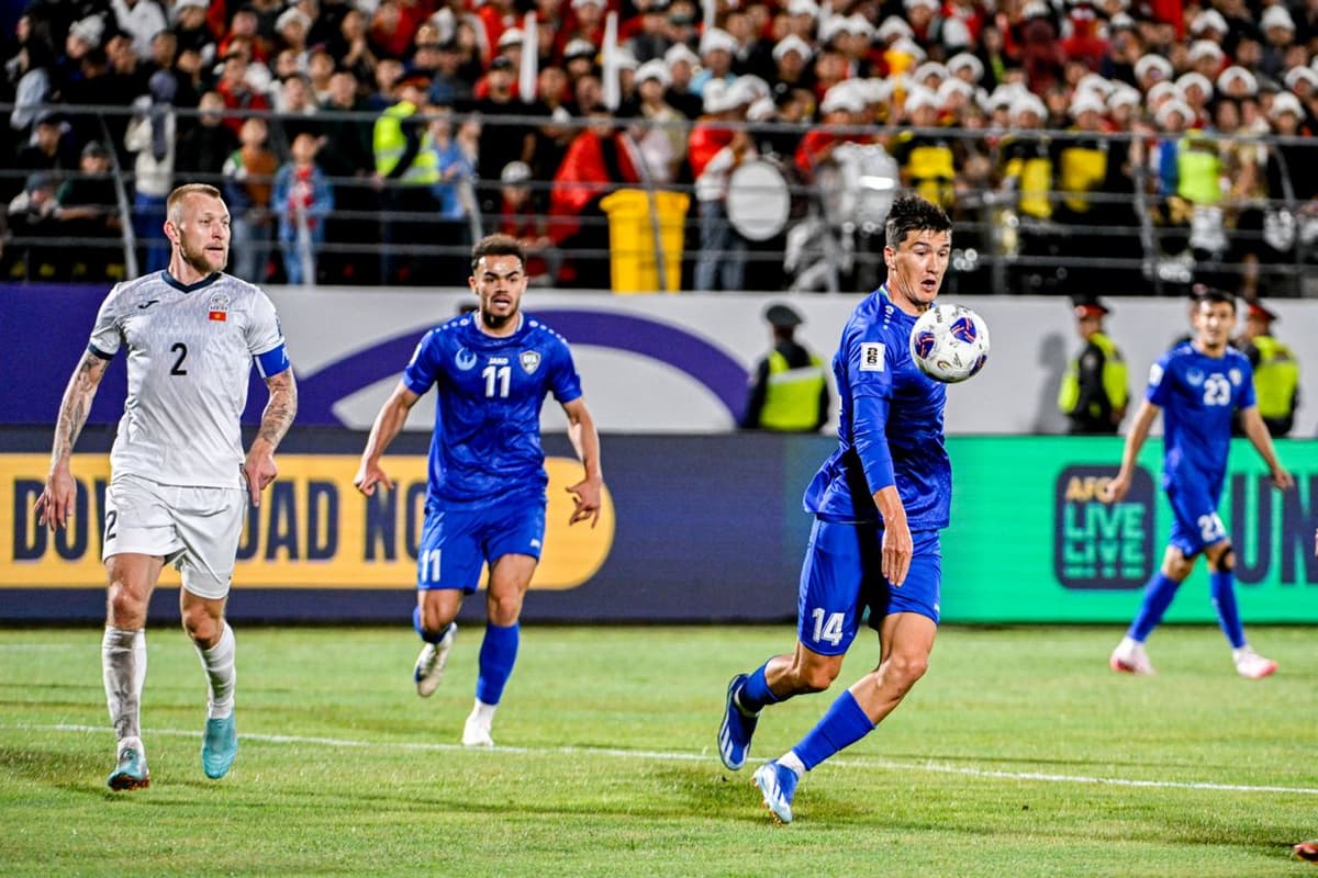 Uzbekistan secures 3-2 victory over Kyrgyzstan, leading Group A in WC-2026 qualifiers