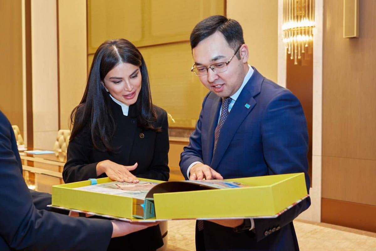 Saida Mirziyoyeva receives Assistant to the Kazakh President Ruslan Zheldibai